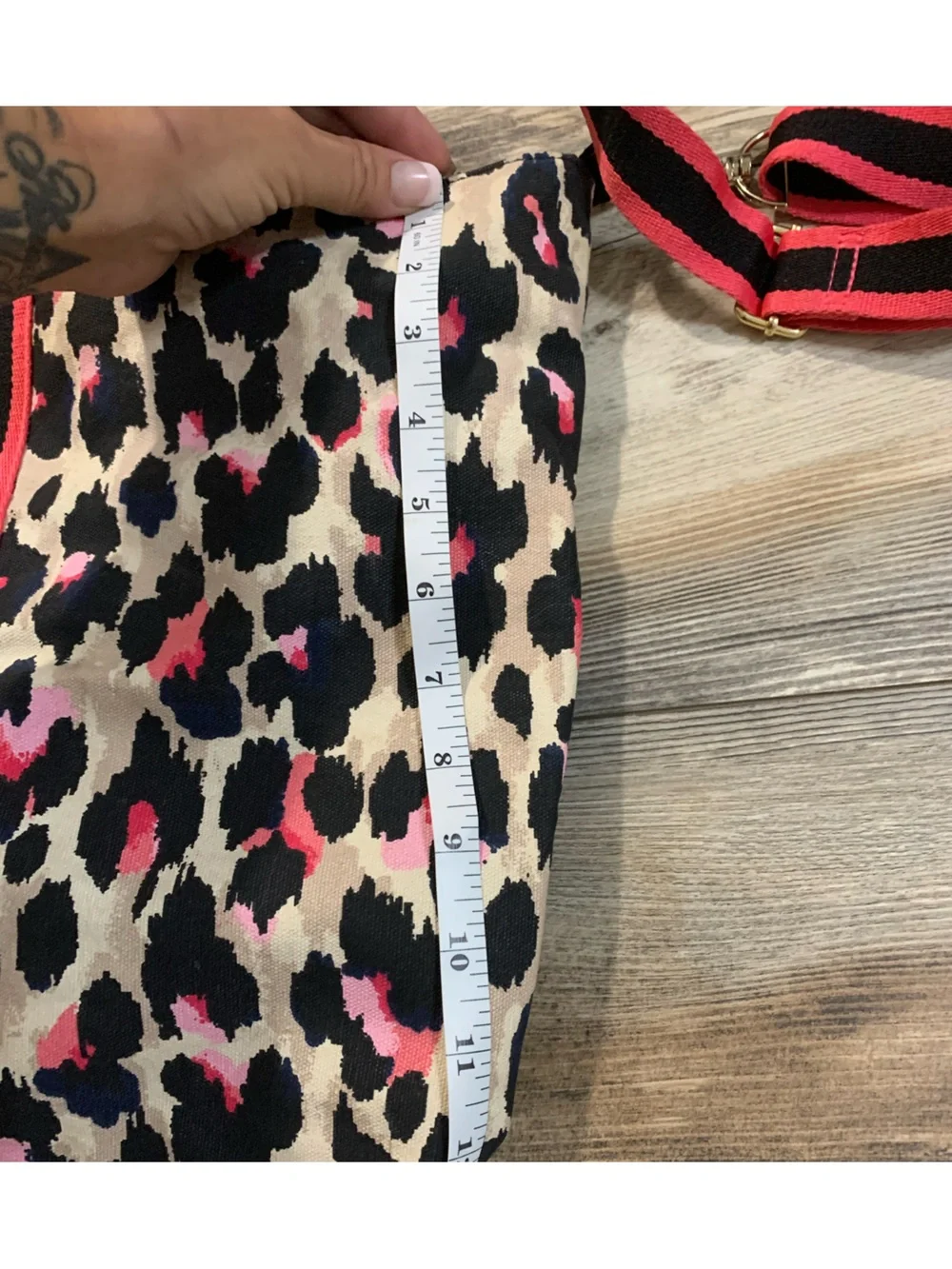 Victoria’s Secret Pink & Leopard Print Weekender Tote Bag/gym/travel/Beach